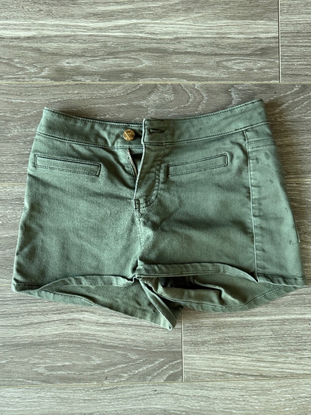 Bebe Green Shorts XS